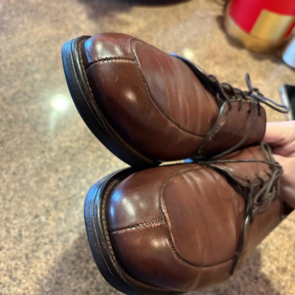ALLEN‎ EDMONDS Shoes Mens 11 D KENNETT Ox Leather Lace Up Derby Split Toe